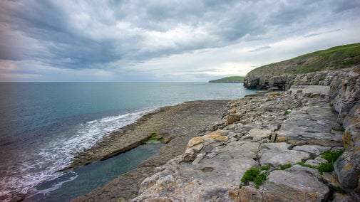 The Dorset coast line